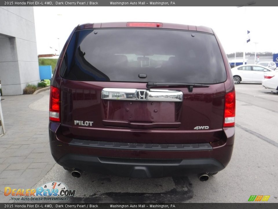 2015 Honda Pilot EX-L 4WD Dark Cherry Pearl / Black Photo #8