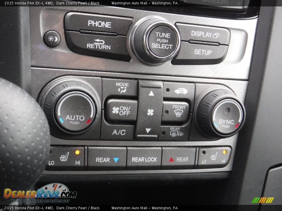 2015 Honda Pilot EX-L 4WD Dark Cherry Pearl / Black Photo #16