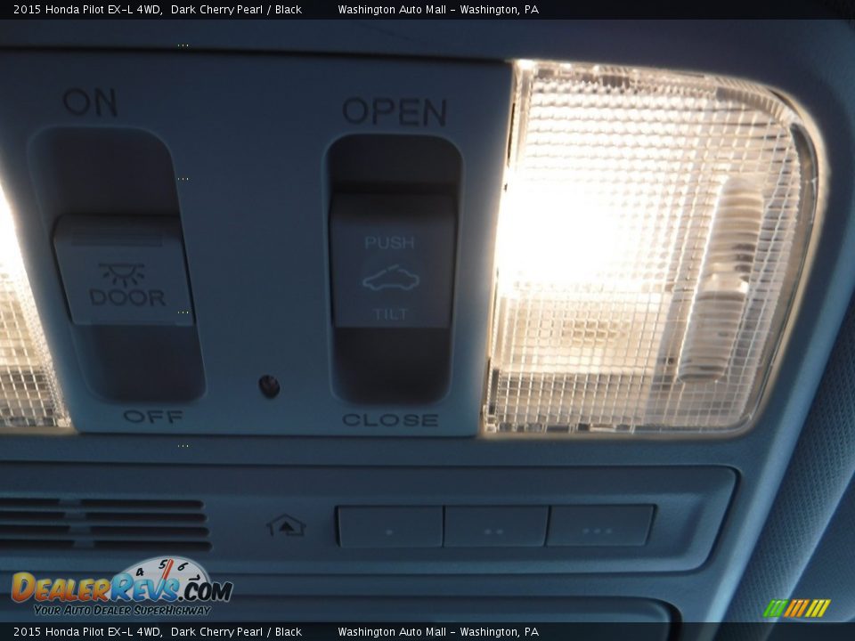 2015 Honda Pilot EX-L 4WD Dark Cherry Pearl / Black Photo #18