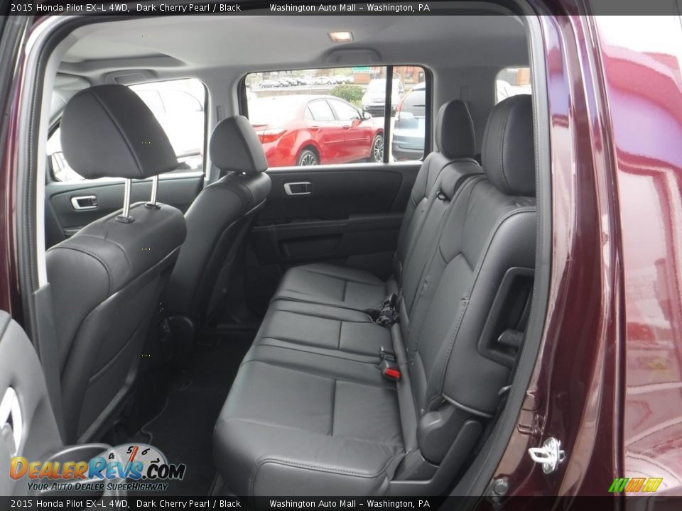 2015 Honda Pilot EX-L 4WD Dark Cherry Pearl / Black Photo #19