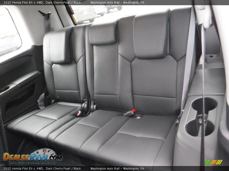 2015 Honda Pilot EX-L 4WD Dark Cherry Pearl / Black Photo #20