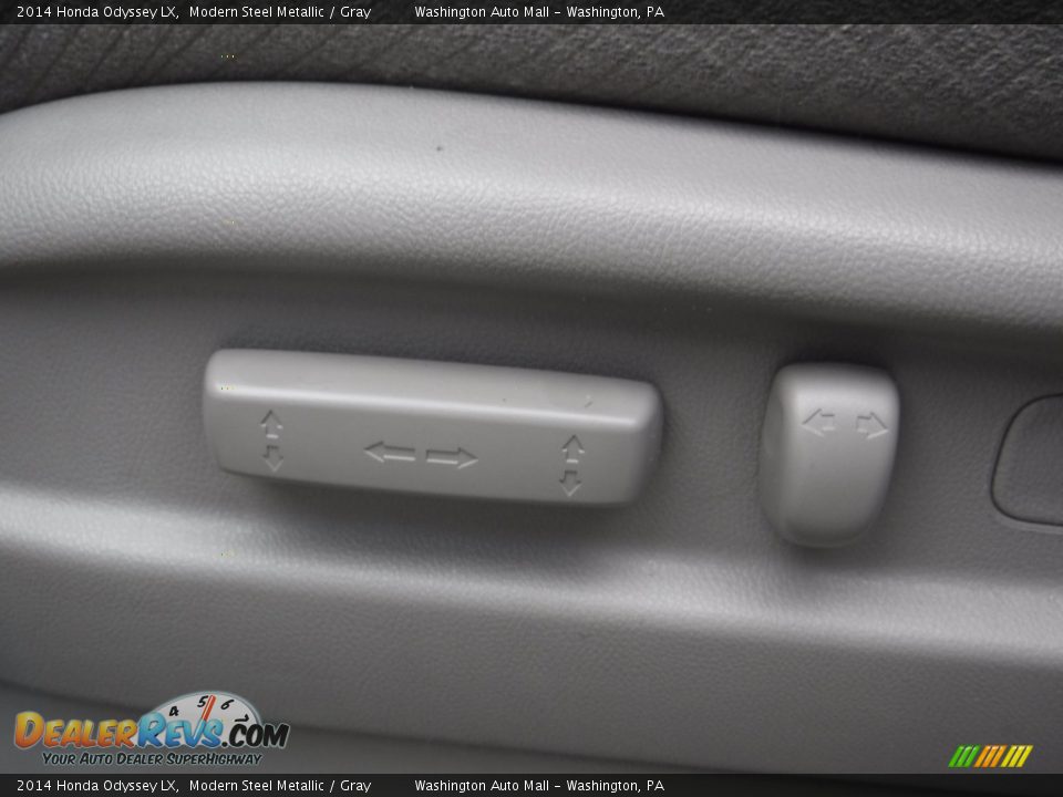 2014 Honda Odyssey LX Modern Steel Metallic / Gray Photo #10