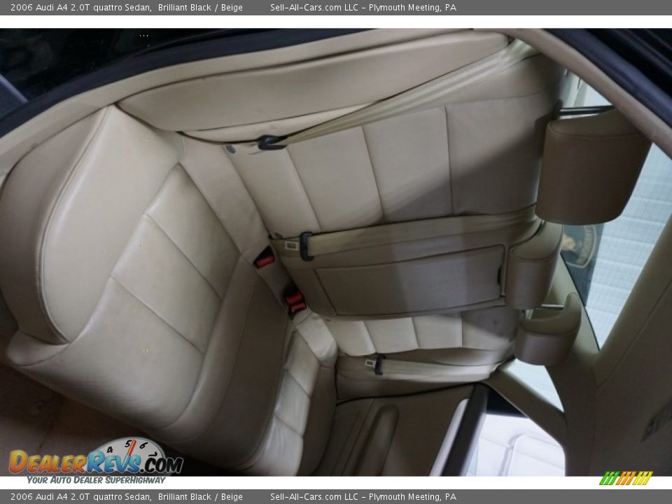 2006 Audi A4 2.0T quattro Sedan Brilliant Black / Beige Photo #20