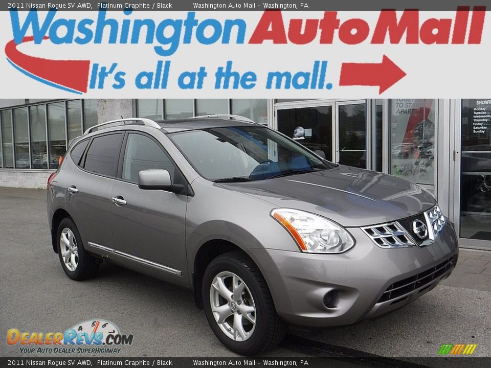 2011 Nissan Rogue SV AWD Platinum Graphite / Black Photo #1