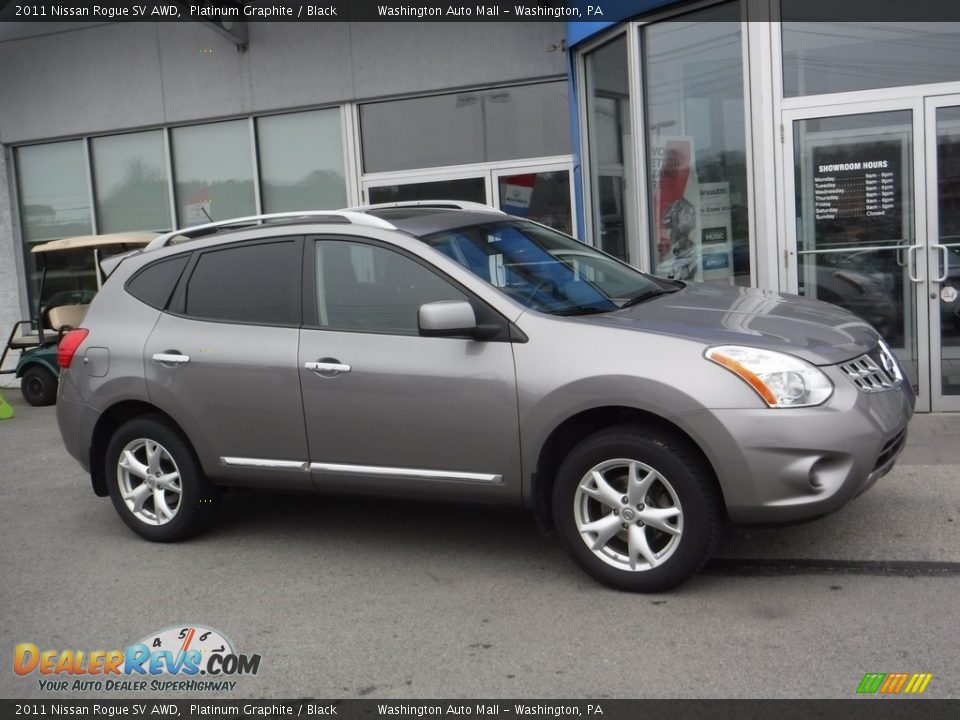 2011 Nissan Rogue SV AWD Platinum Graphite / Black Photo #2