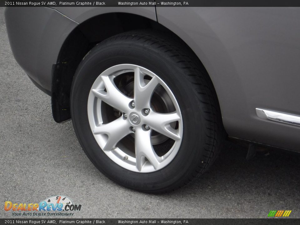 2011 Nissan Rogue SV AWD Platinum Graphite / Black Photo #3