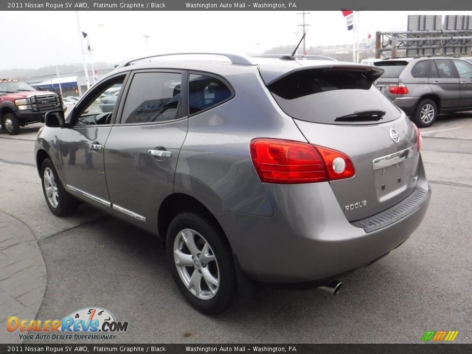 2011 Nissan Rogue SV AWD Platinum Graphite / Black Photo #7
