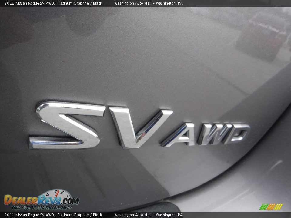 2011 Nissan Rogue SV AWD Platinum Graphite / Black Photo #8