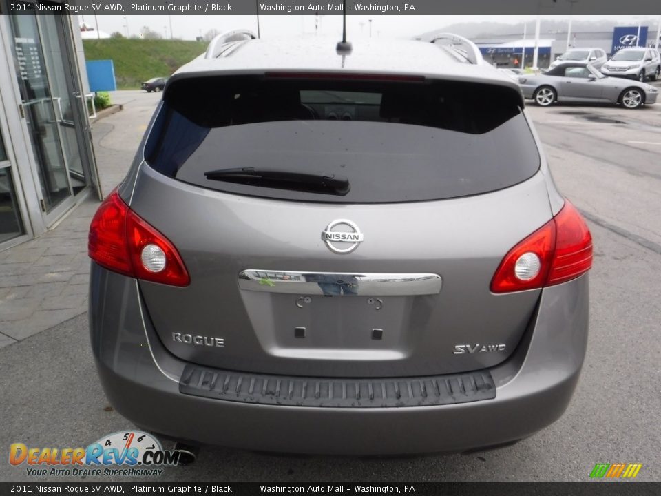 2011 Nissan Rogue SV AWD Platinum Graphite / Black Photo #9