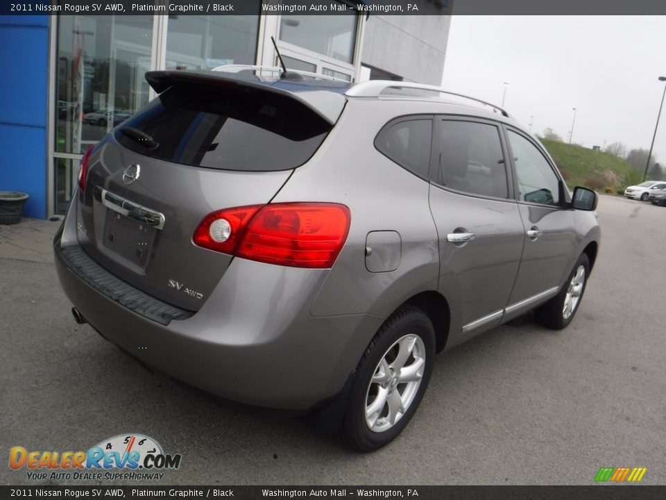 2011 Nissan Rogue SV AWD Platinum Graphite / Black Photo #10