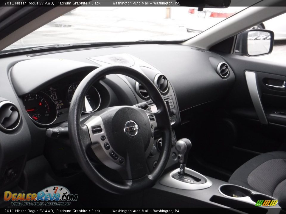 2011 Nissan Rogue SV AWD Platinum Graphite / Black Photo #14