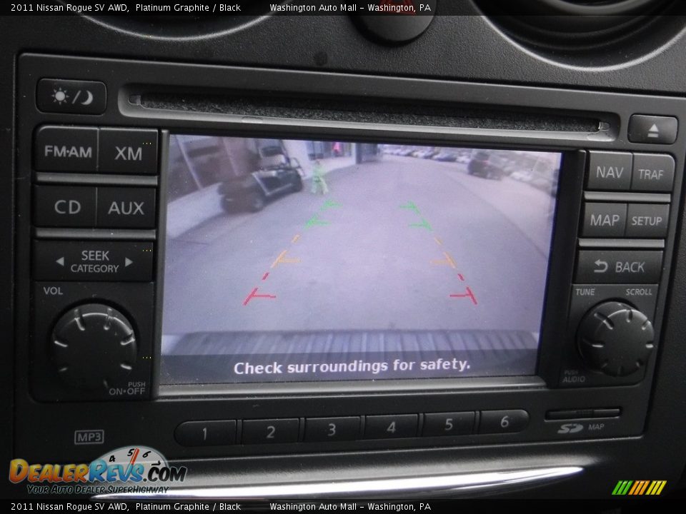 2011 Nissan Rogue SV AWD Platinum Graphite / Black Photo #15
