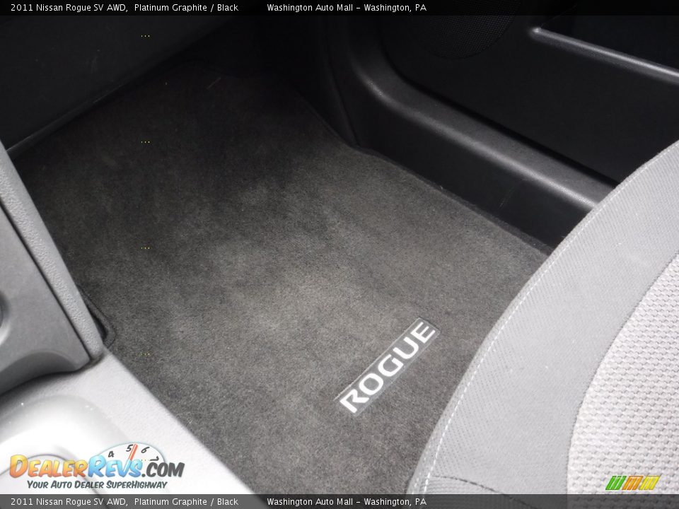 2011 Nissan Rogue SV AWD Platinum Graphite / Black Photo #18