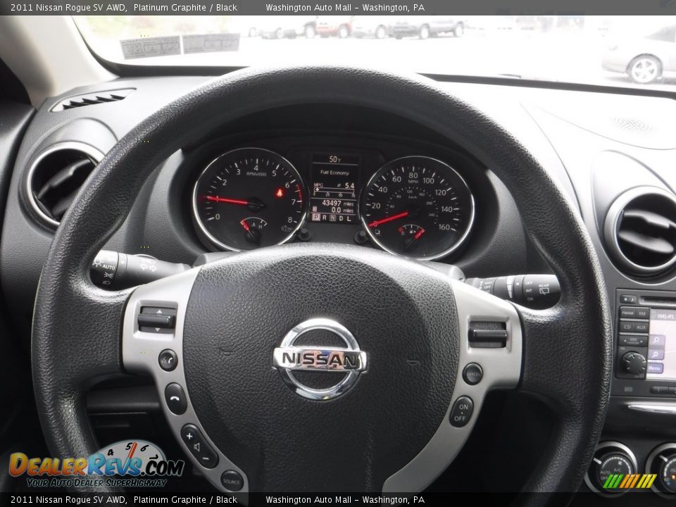 2011 Nissan Rogue SV AWD Platinum Graphite / Black Photo #19