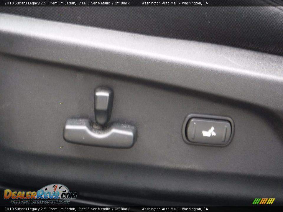 2010 Subaru Legacy 2.5i Premium Sedan Steel Silver Metallic / Off Black Photo #11