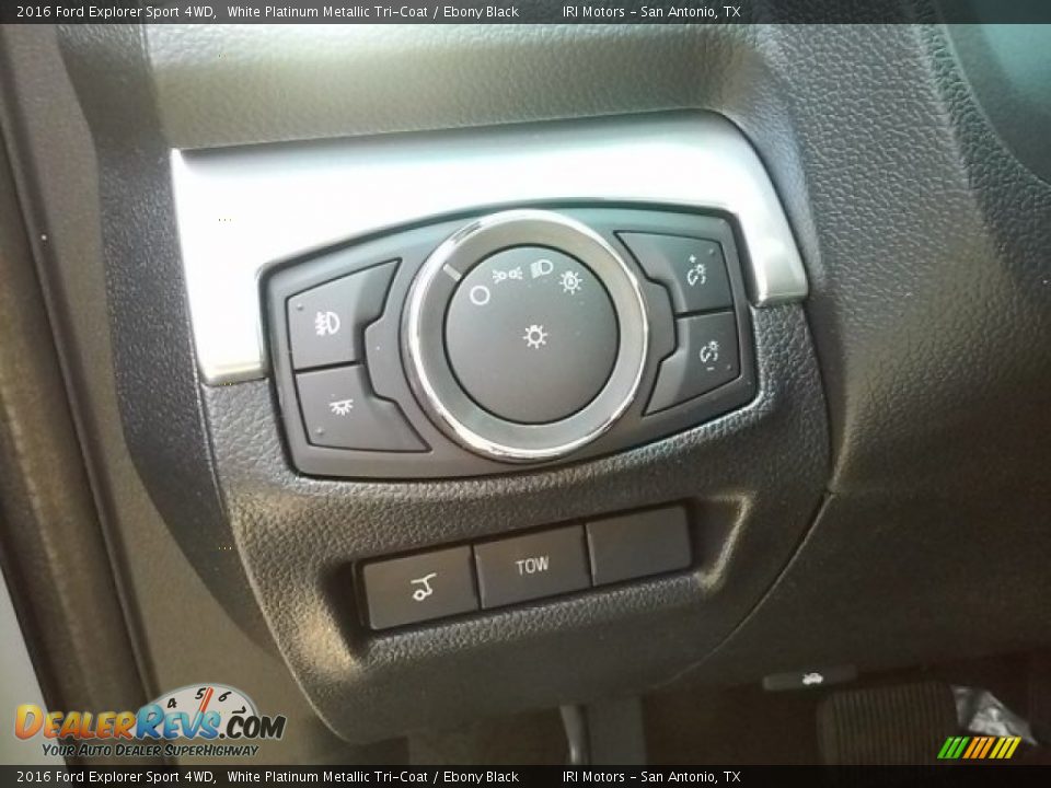 2016 Ford Explorer Sport 4WD White Platinum Metallic Tri-Coat / Ebony Black Photo #29