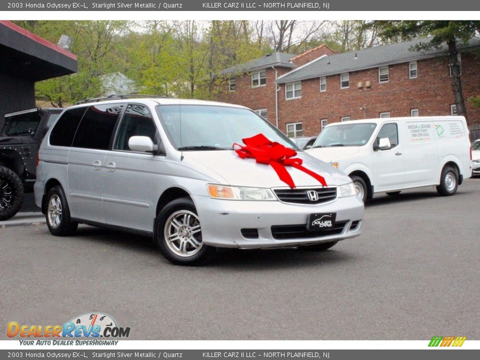 2003 Honda Odyssey EX-L Starlight Silver Metallic / Quartz Photo #1