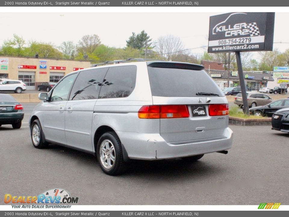 2003 Honda Odyssey EX-L Starlight Silver Metallic / Quartz Photo #5