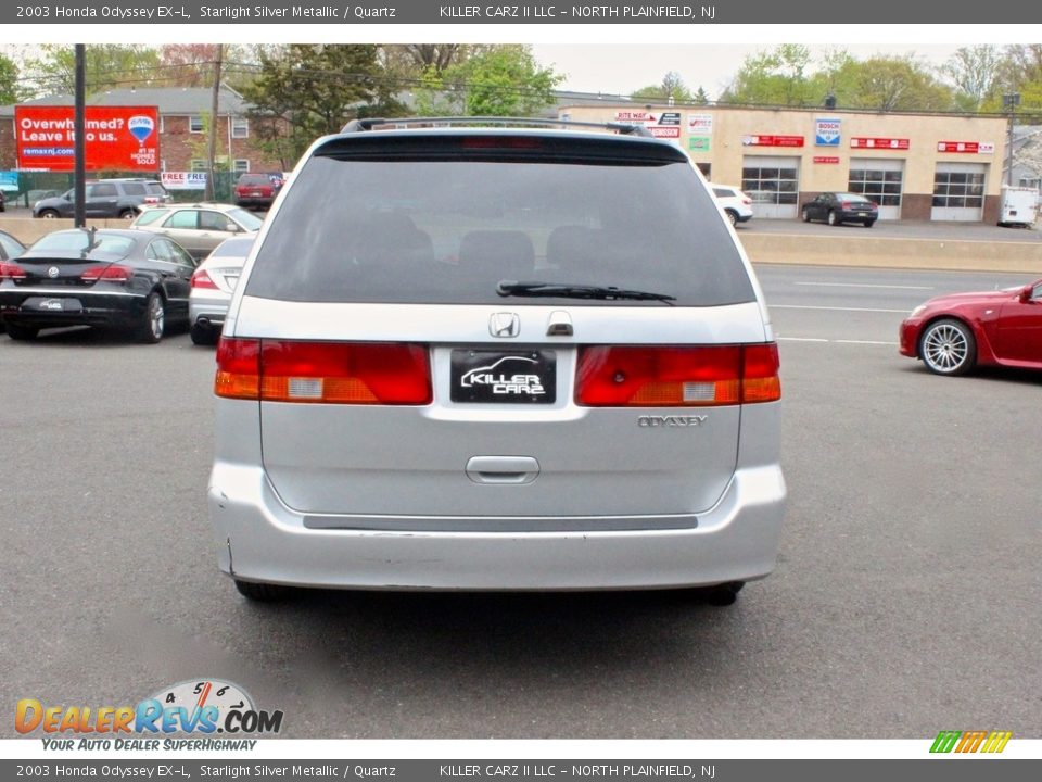 2003 Honda Odyssey EX-L Starlight Silver Metallic / Quartz Photo #6
