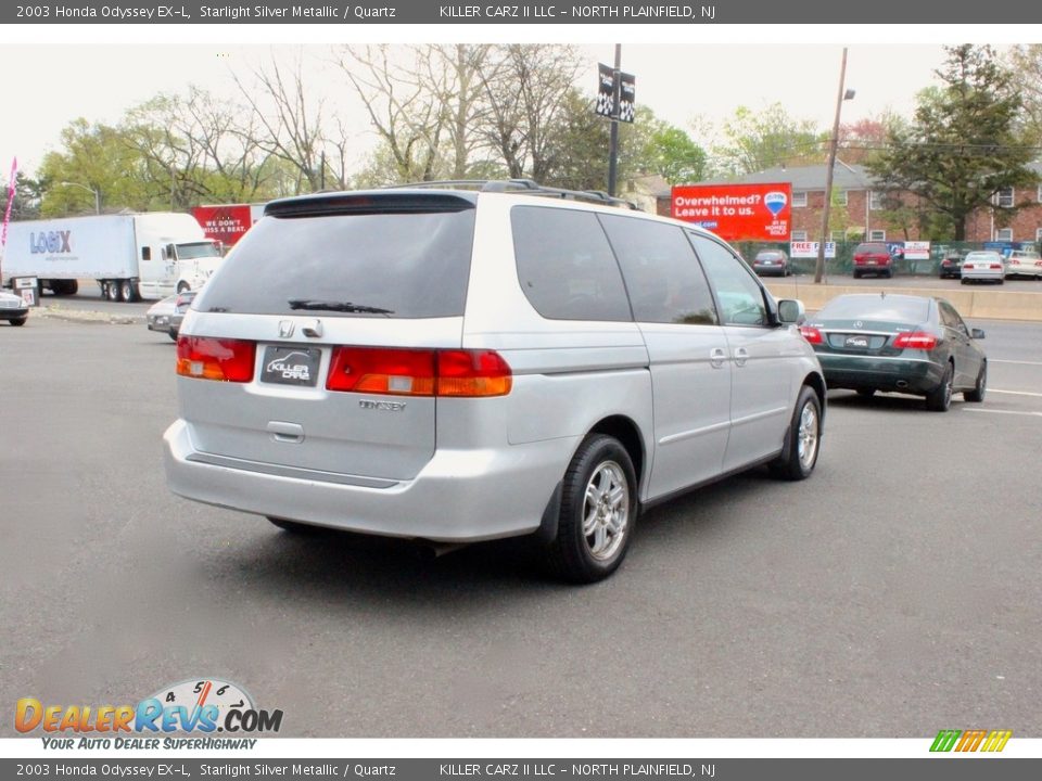 2003 Honda Odyssey EX-L Starlight Silver Metallic / Quartz Photo #9