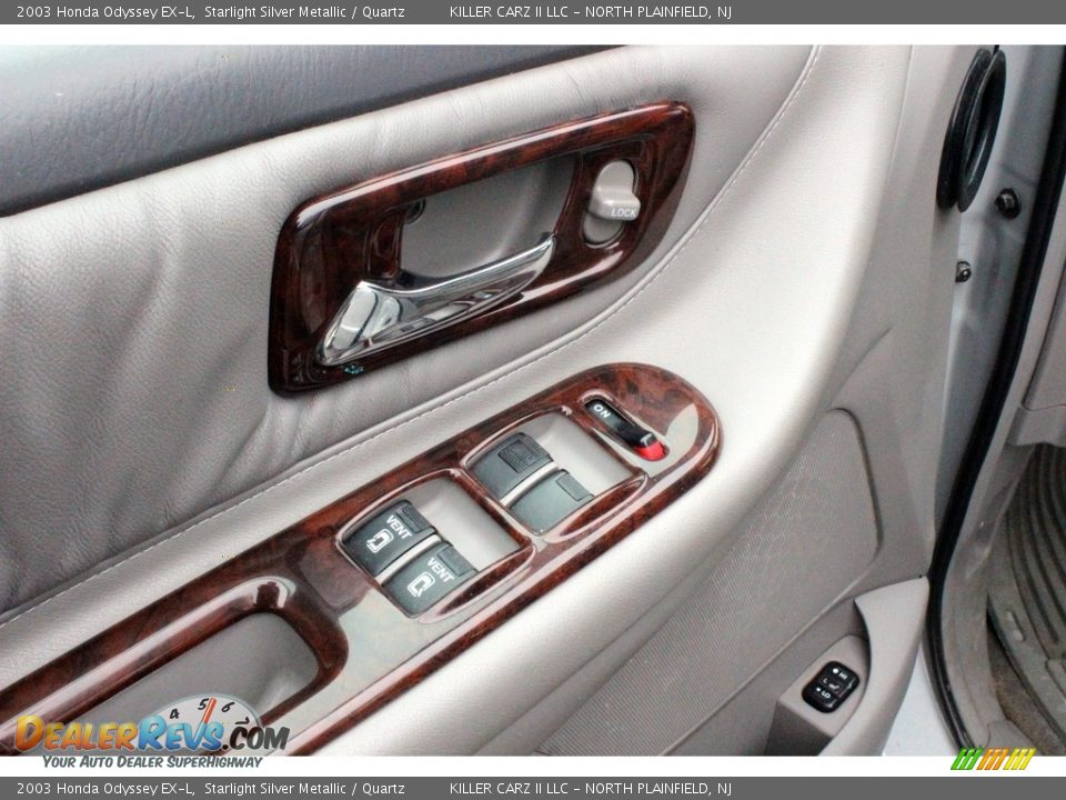 2003 Honda Odyssey EX-L Starlight Silver Metallic / Quartz Photo #17