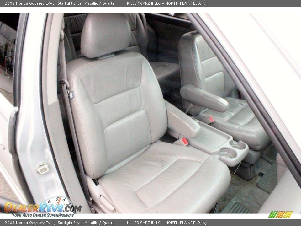 2003 Honda Odyssey EX-L Starlight Silver Metallic / Quartz Photo #33