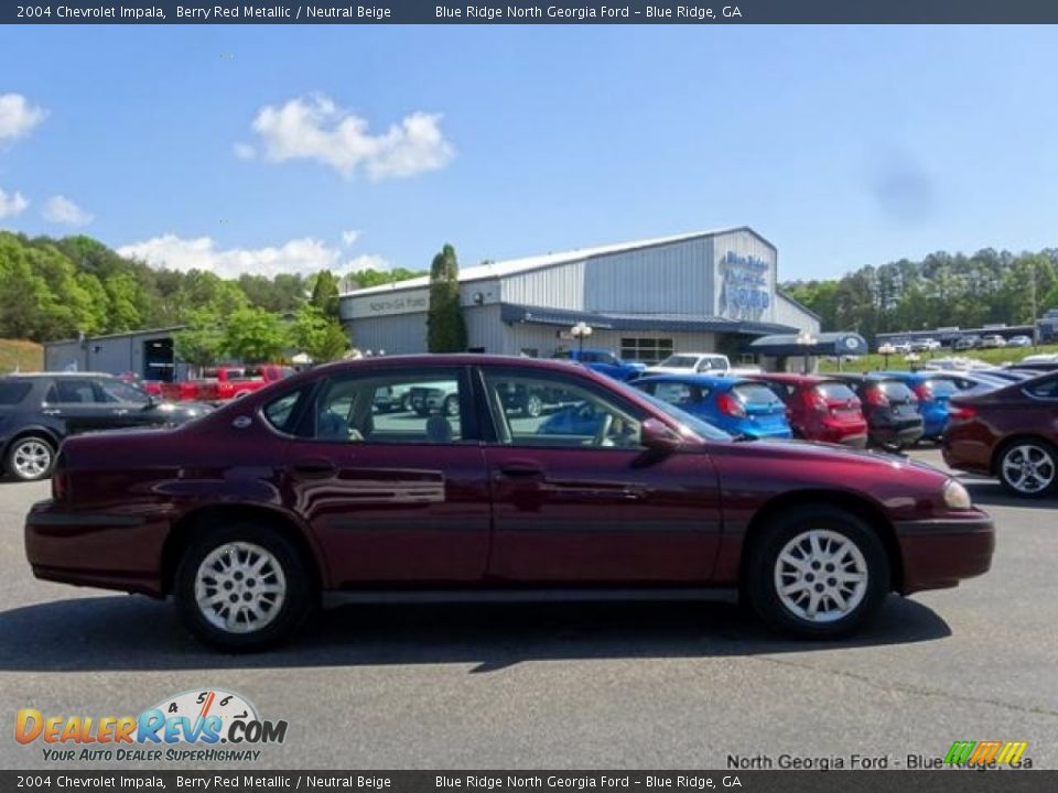 2004 Chevrolet Impala Berry Red Metallic / Neutral Beige Photo #6
