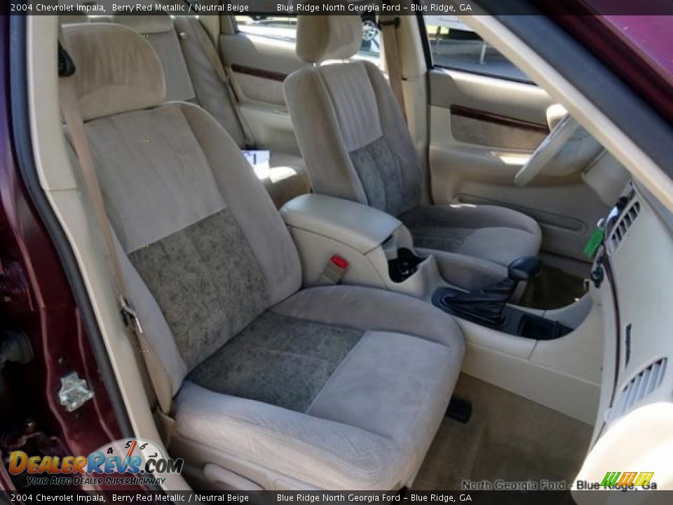 2004 Chevrolet Impala Berry Red Metallic / Neutral Beige Photo #11