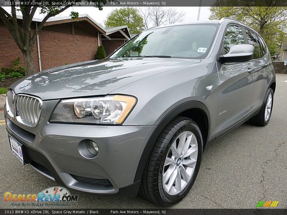 2013 BMW X3 xDrive 28i Space Gray Metallic / Black Photo #1
