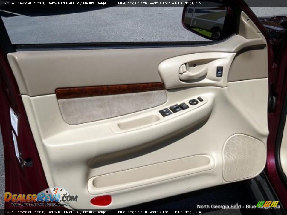 2004 Chevrolet Impala Berry Red Metallic / Neutral Beige Photo #20