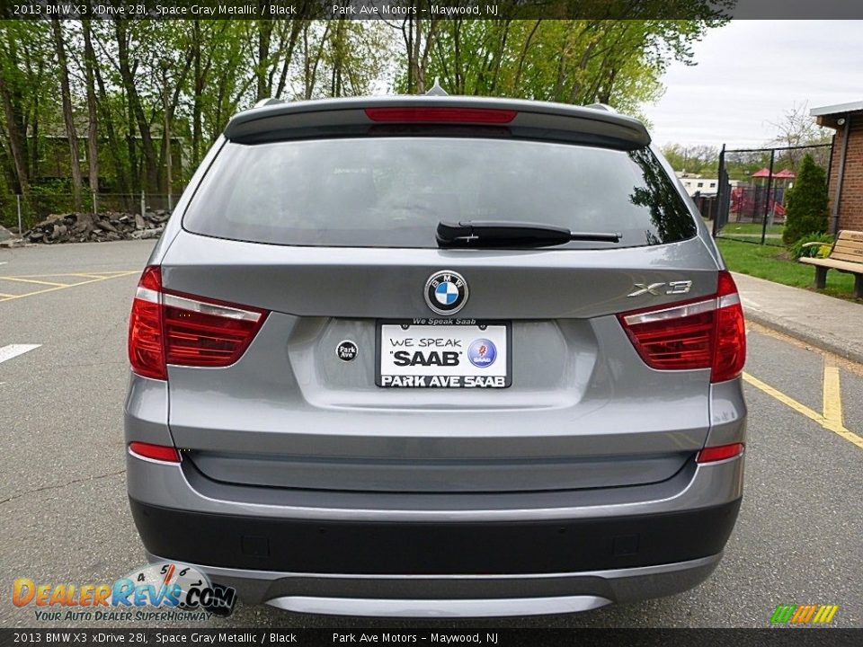 2013 BMW X3 xDrive 28i Space Gray Metallic / Black Photo #4