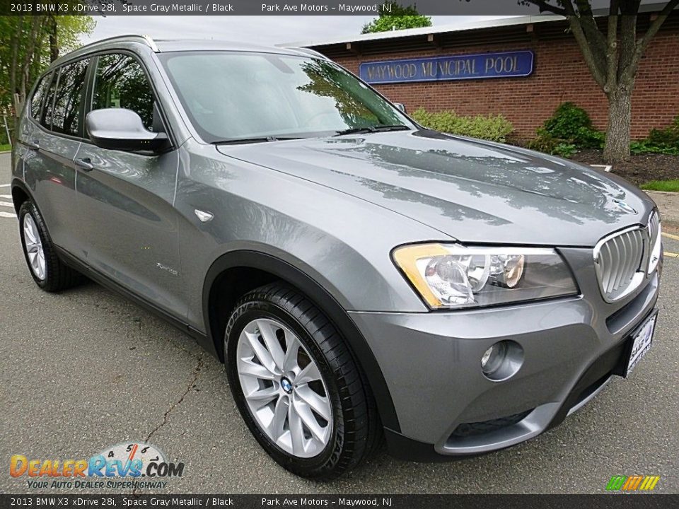 2013 BMW X3 xDrive 28i Space Gray Metallic / Black Photo #7