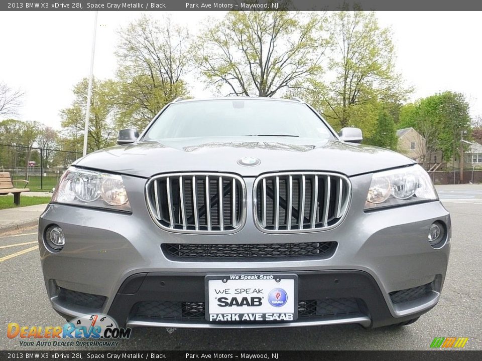 2013 BMW X3 xDrive 28i Space Gray Metallic / Black Photo #8