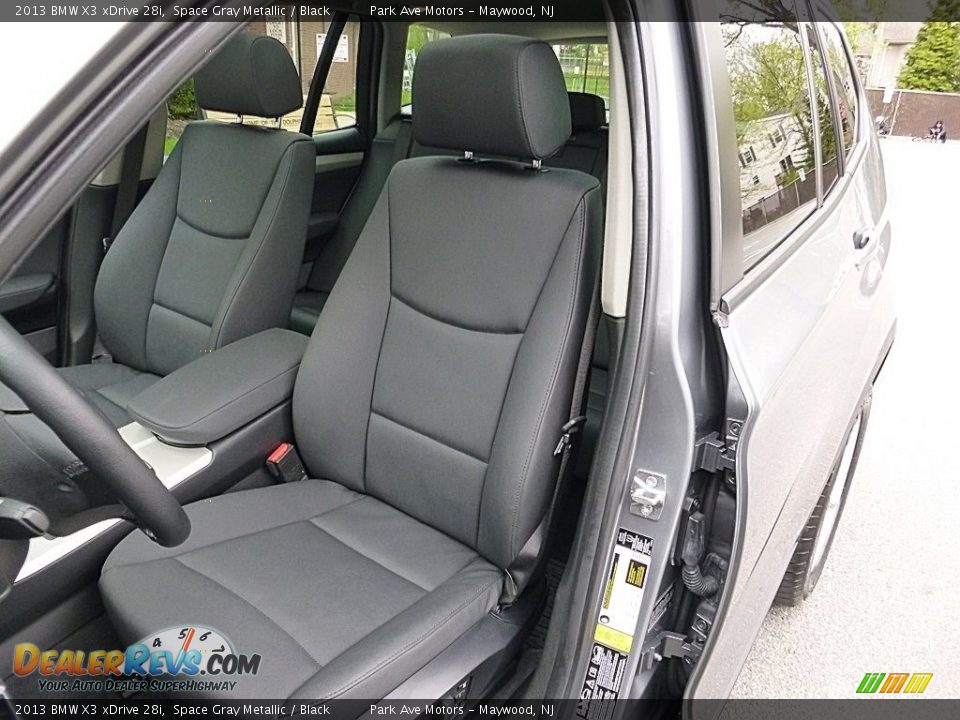 2013 BMW X3 xDrive 28i Space Gray Metallic / Black Photo #11