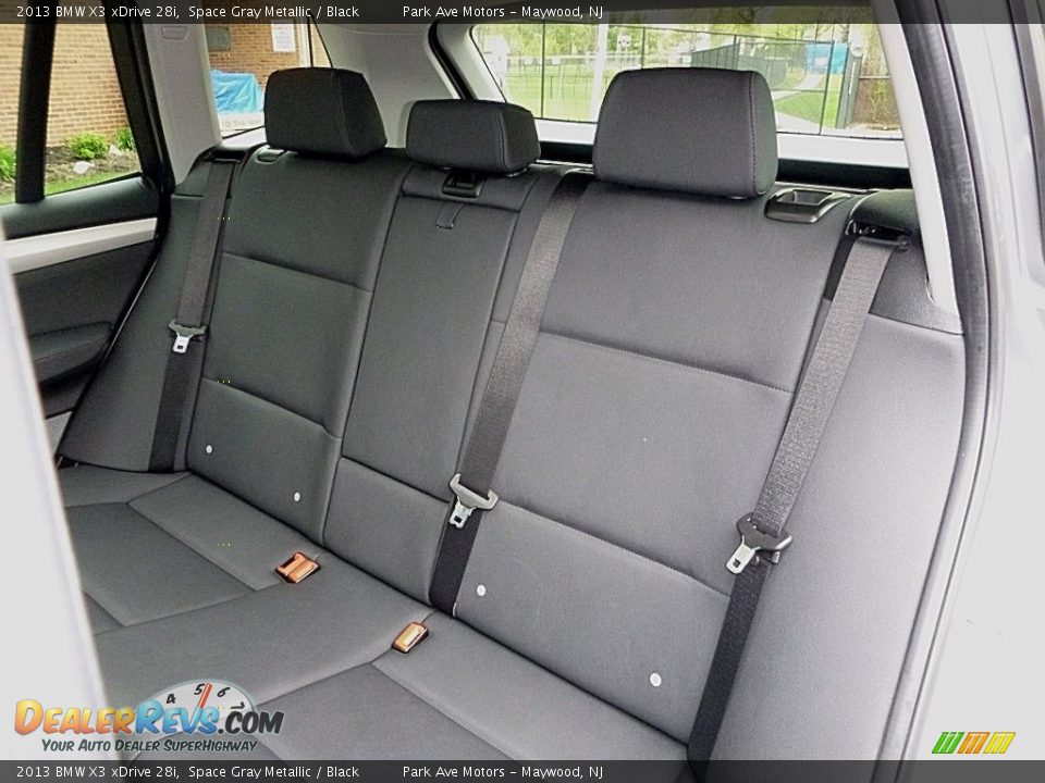 2013 BMW X3 xDrive 28i Space Gray Metallic / Black Photo #14