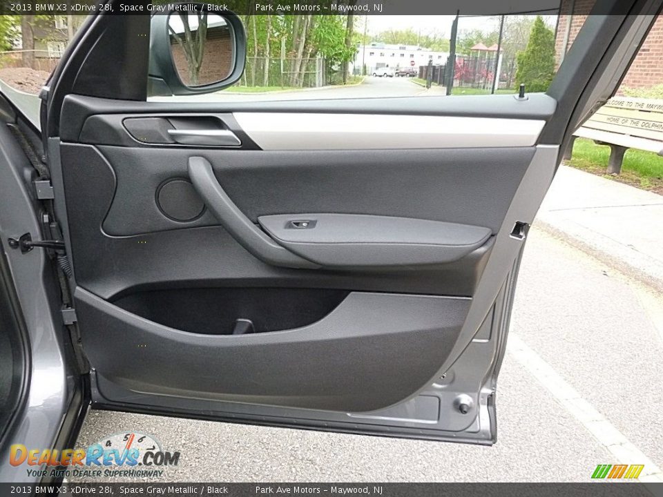 2013 BMW X3 xDrive 28i Space Gray Metallic / Black Photo #16