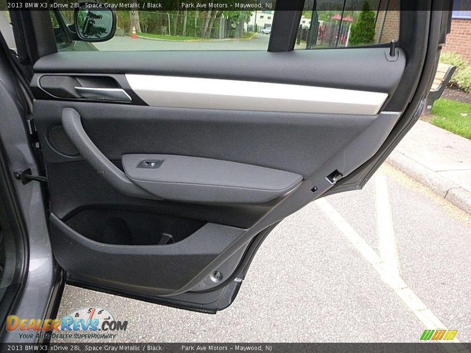 2013 BMW X3 xDrive 28i Space Gray Metallic / Black Photo #19