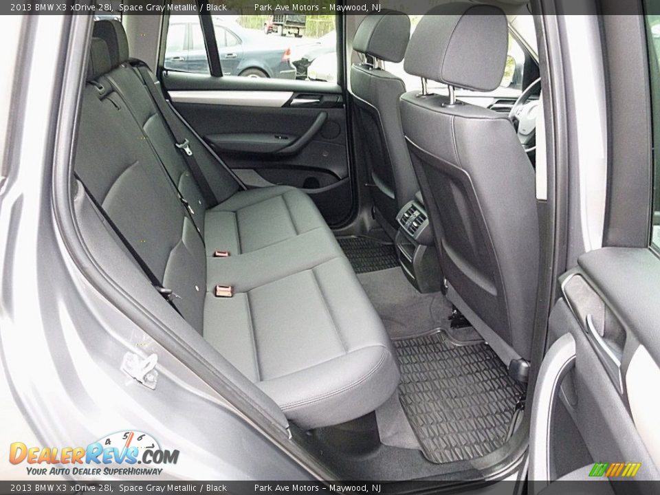 2013 BMW X3 xDrive 28i Space Gray Metallic / Black Photo #21
