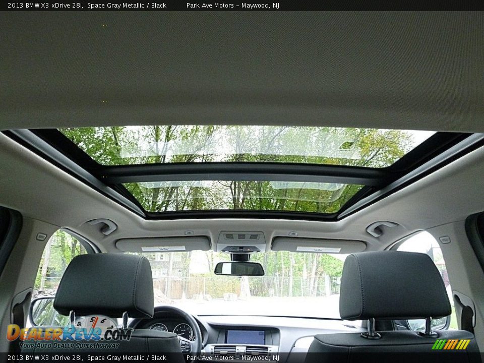 2013 BMW X3 xDrive 28i Space Gray Metallic / Black Photo #22