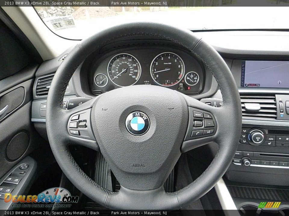 2013 BMW X3 xDrive 28i Space Gray Metallic / Black Photo #26