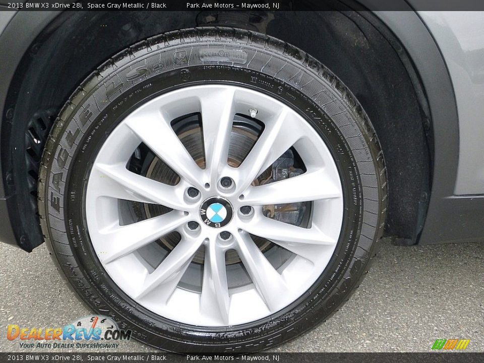 2013 BMW X3 xDrive 28i Space Gray Metallic / Black Photo #33