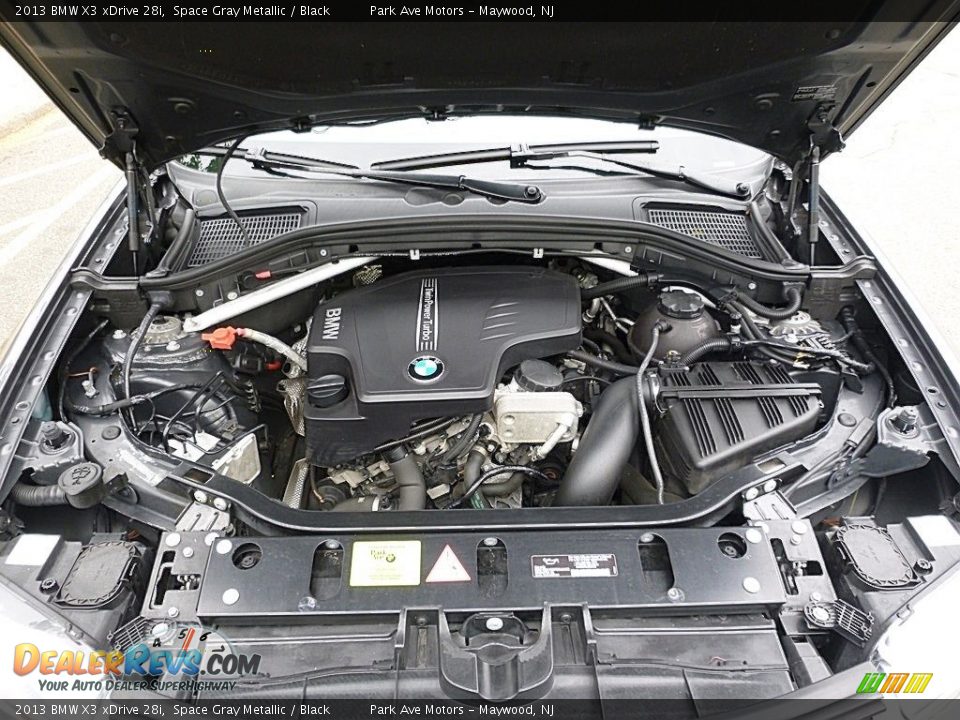 2013 BMW X3 xDrive 28i Space Gray Metallic / Black Photo #34
