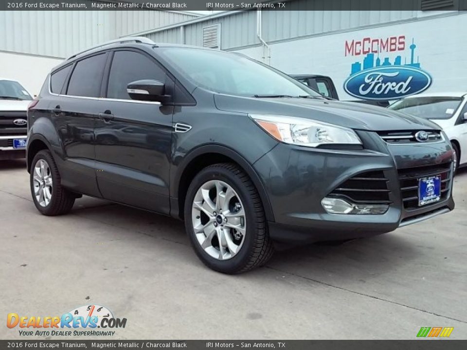2016 Ford Escape Titanium Magnetic Metallic / Charcoal Black Photo #1