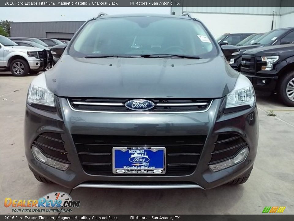2016 Ford Escape Titanium Magnetic Metallic / Charcoal Black Photo #3
