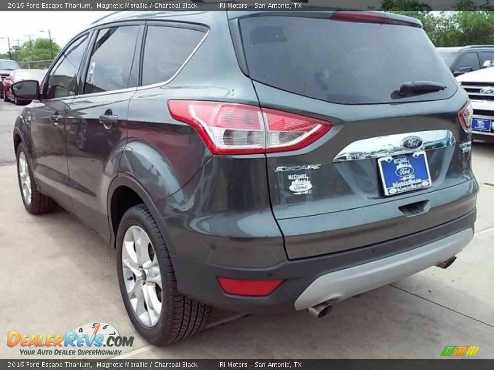 2016 Ford Escape Titanium Magnetic Metallic / Charcoal Black Photo #8