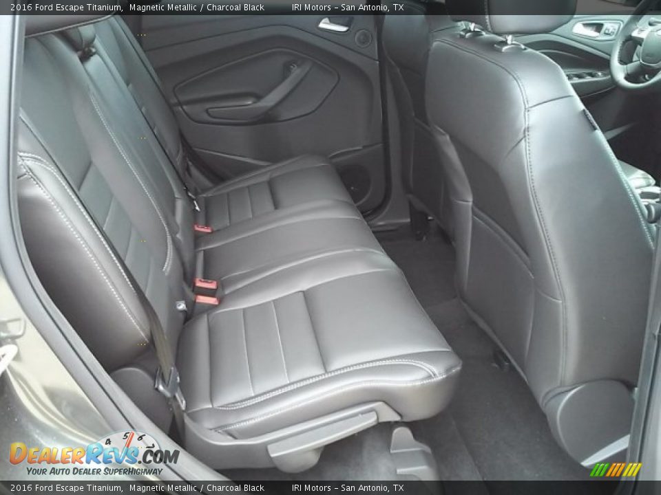 2016 Ford Escape Titanium Magnetic Metallic / Charcoal Black Photo #13