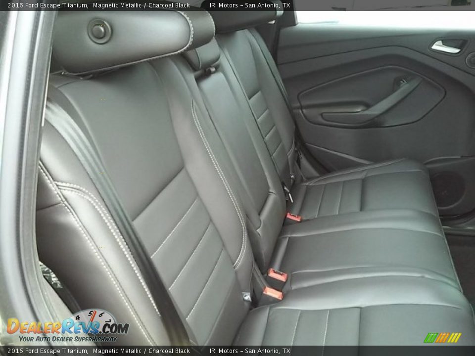 2016 Ford Escape Titanium Magnetic Metallic / Charcoal Black Photo #14