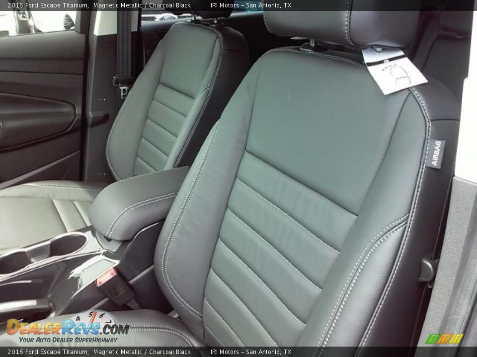 2016 Ford Escape Titanium Magnetic Metallic / Charcoal Black Photo #22
