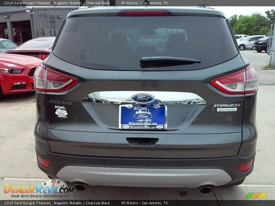 2016 Ford Escape Titanium Magnetic Metallic / Charcoal Black Photo #33