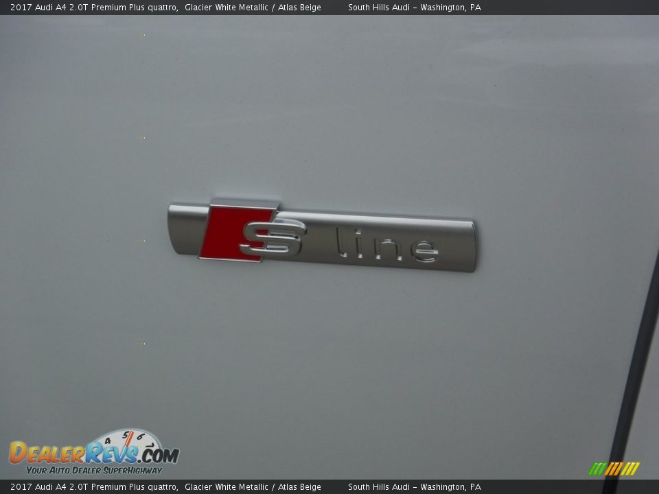 2017 Audi A4 2.0T Premium Plus quattro Glacier White Metallic / Atlas Beige Photo #3